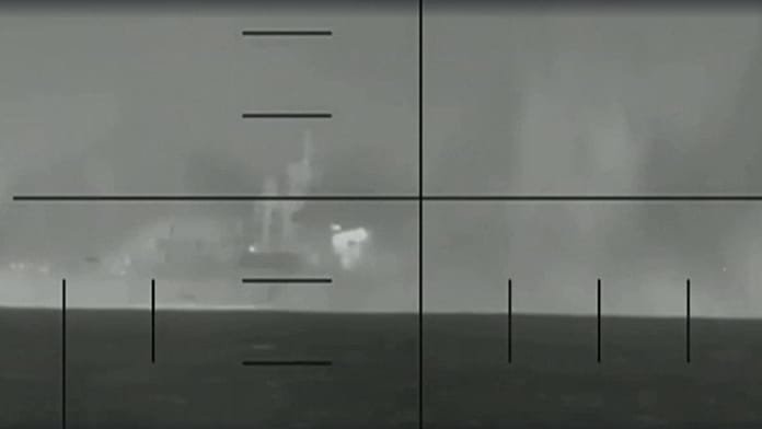Pentagon video shows US torpedo attack on Iranian warship