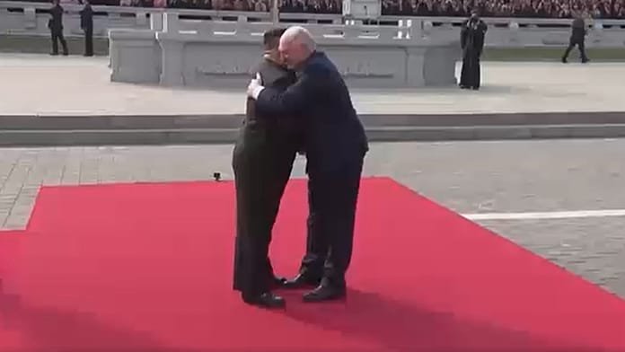 North Korea welcomes Lukashenko with ceremony in Pyongyang