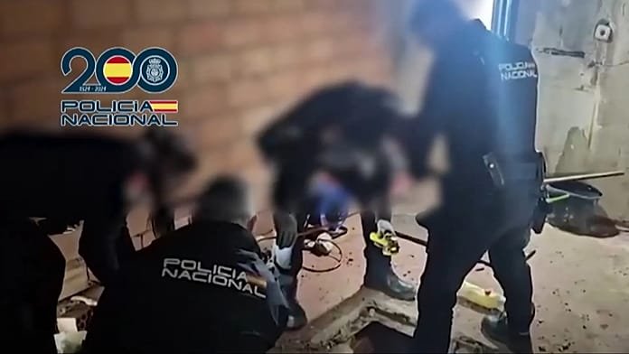 Police bust ‘maze-like’ drug tunnel to Morocco in Spanish exclave of Ceuta