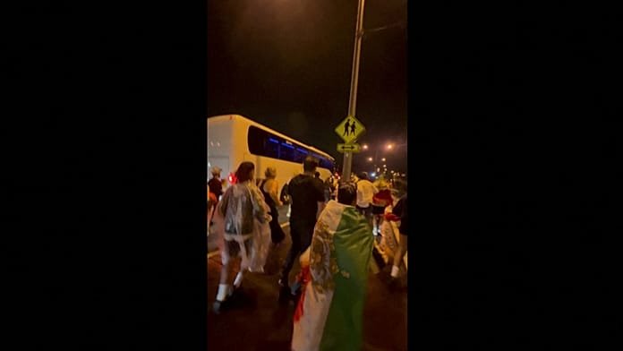 “Save our girls”: crowd chases bus carrying Iranian women’s football team in Australia