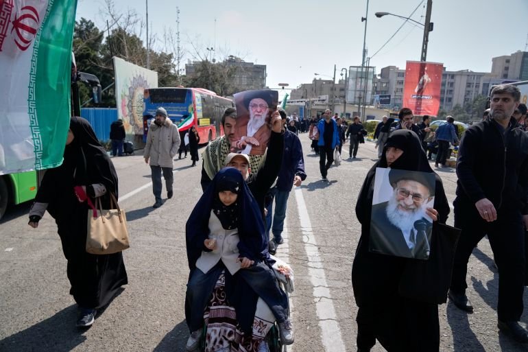 Iranians mourn Khamenei as they gather for first Friday prayers during war