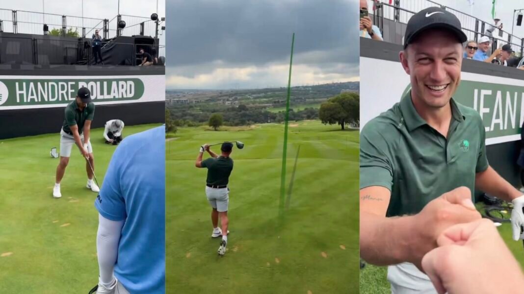 Watch: Handré hits rocket at LIV Golf SA