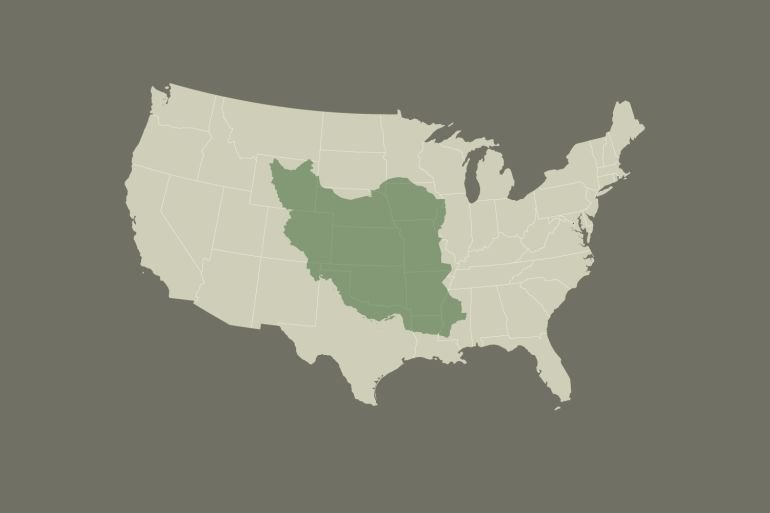 Map shows how big Iran is compared with the 50 US states