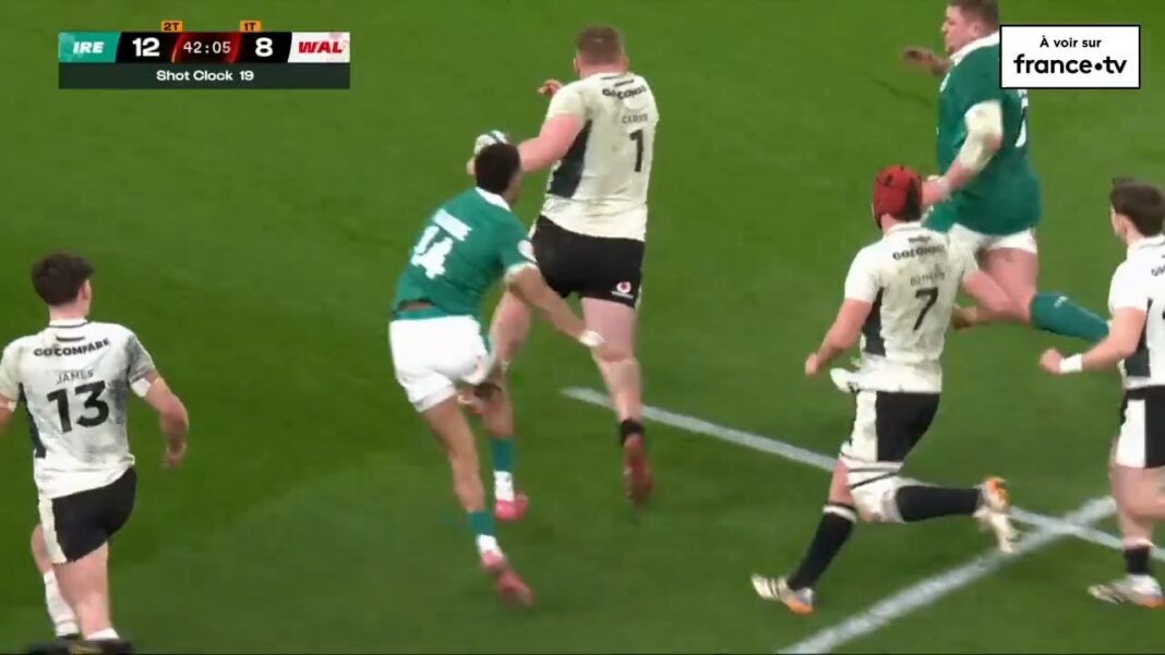 Watch: 137kg Wales prop scores wonder try