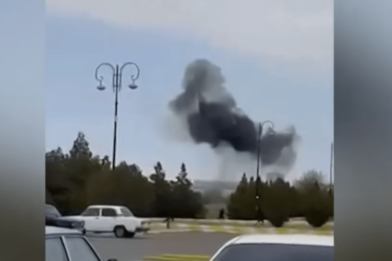 Iranian drones hit airport in Azerbaijan’s exclave as US-Israel war widens
