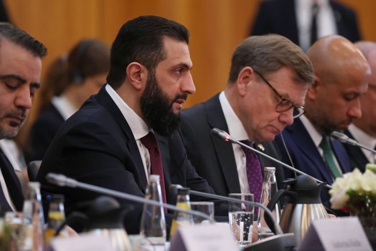 Syria’s al-Sharaa visits Germany to talk reconstruction, return of refugees