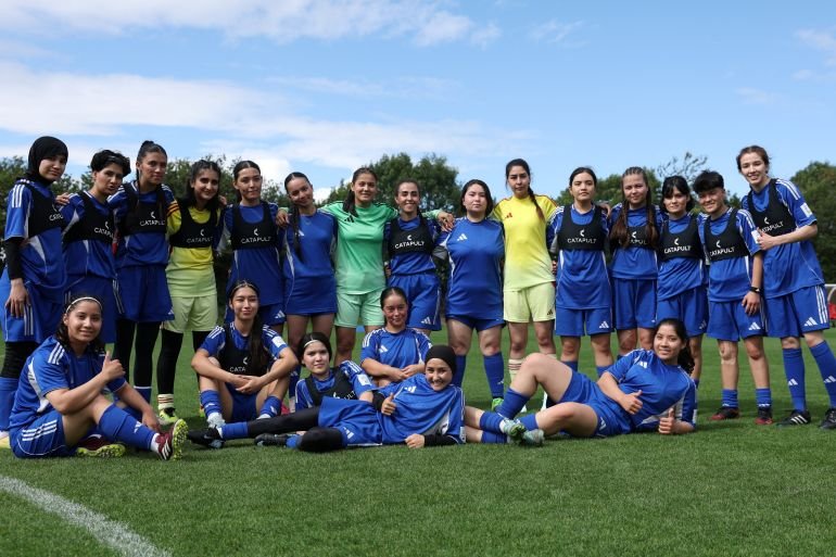 Afghan women’s refugee team allowed to play in FIFA tournaments