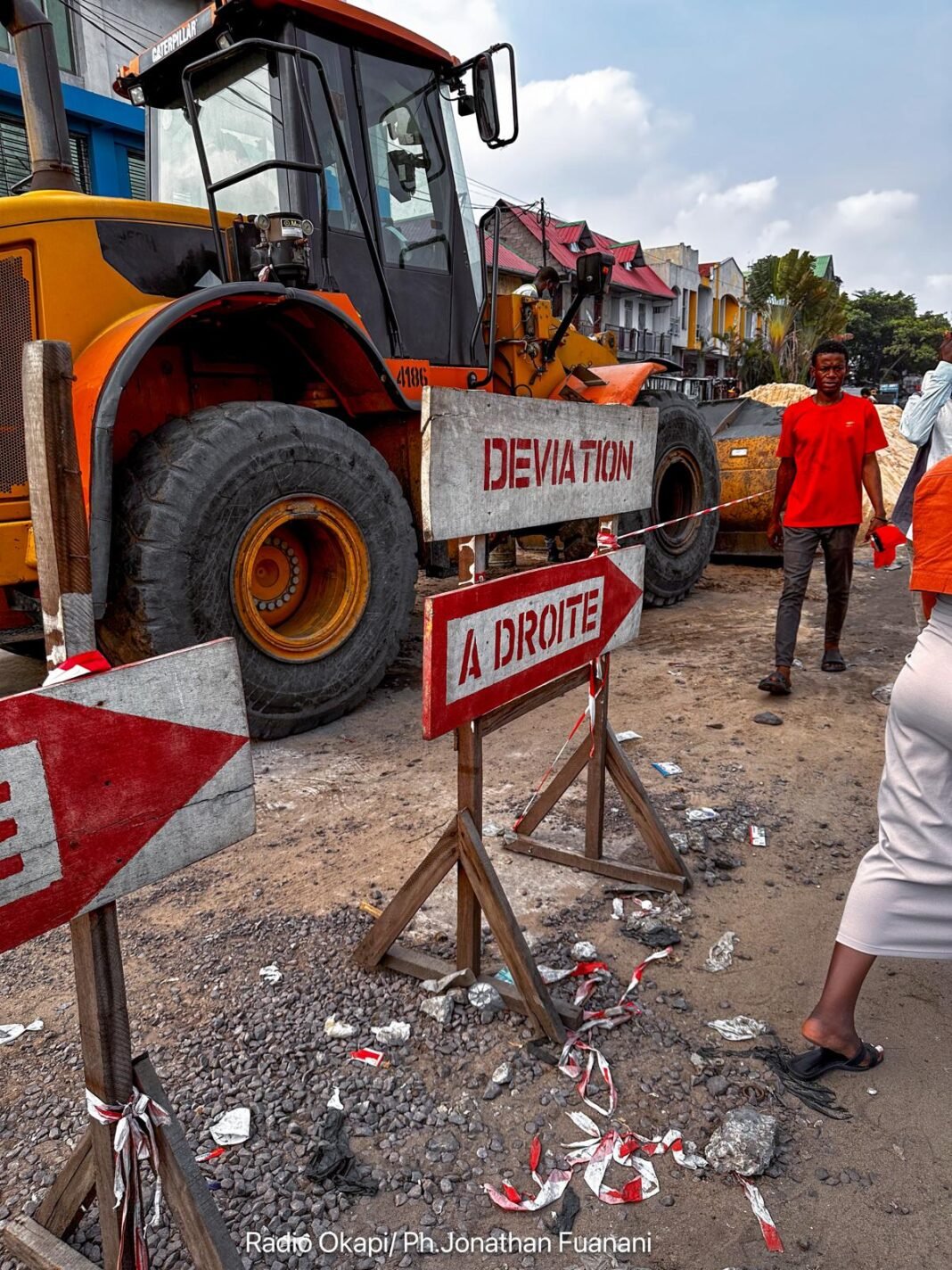 Des usagers saluent l’évolution des travaux de réhabilitation de l’avenue Kulumba à Kinshasa