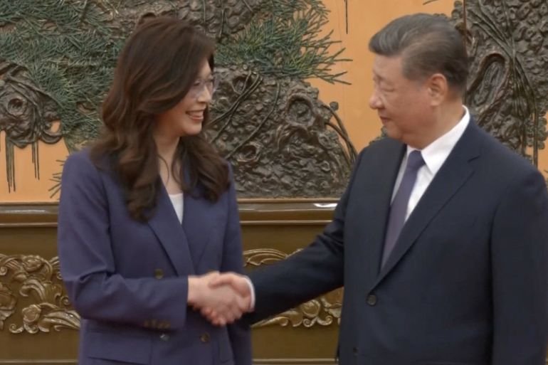 Taiwan opposition leader calls for ‘reconciliation’ after meeting Xi