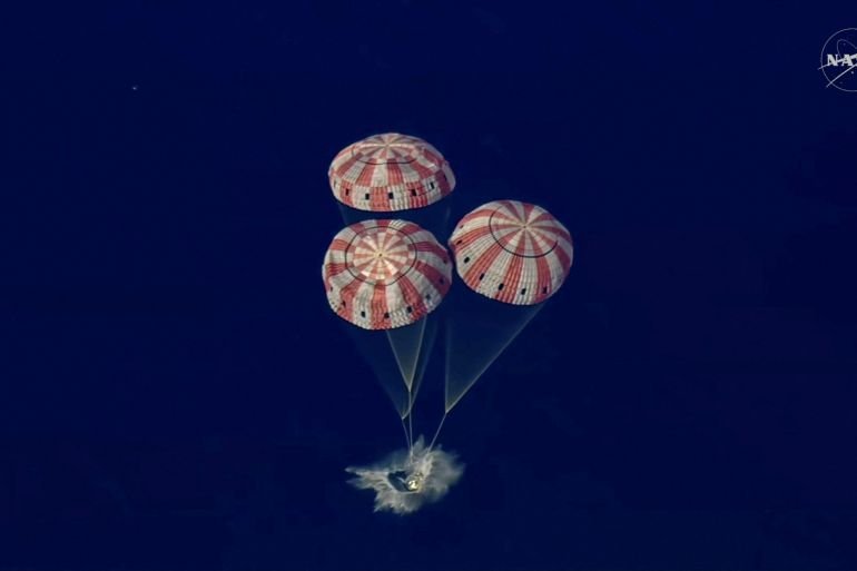 Artemis II splashdown: Astronauts return to Earth after lunar mission