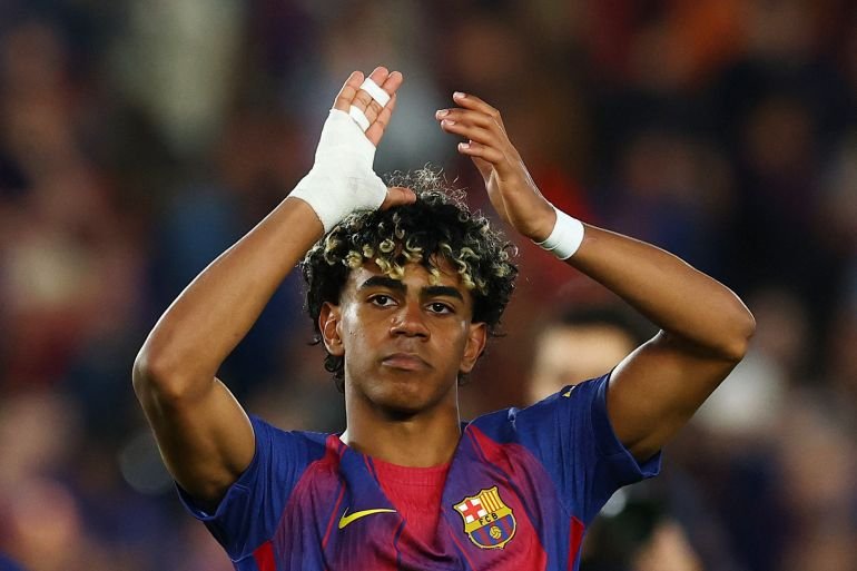 Barcelona’s Lamine Yamal vows to win Champions League after Atletico defeat