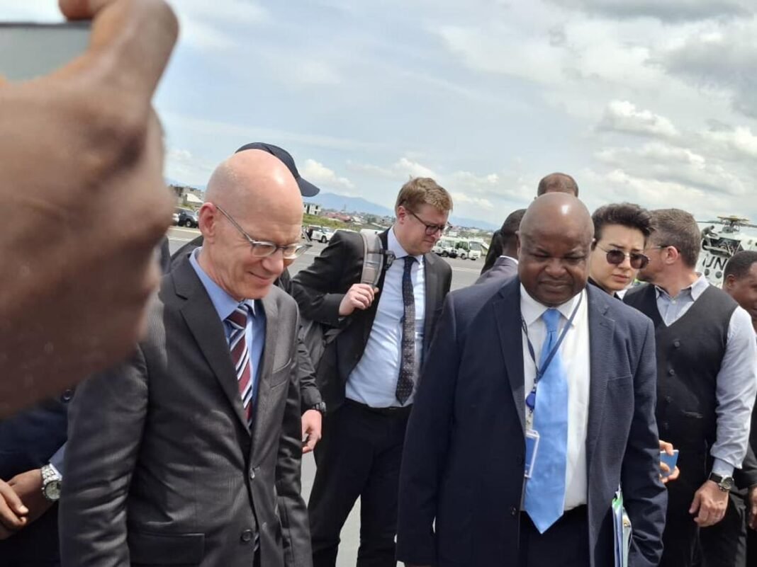 A Goma, James Swan affirme inscrire sa visite dans le cadre de la mise en œuvre du cessez-le-feu