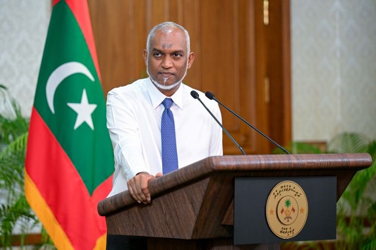 Maldives police raid news outlet over report alleging president’s affair