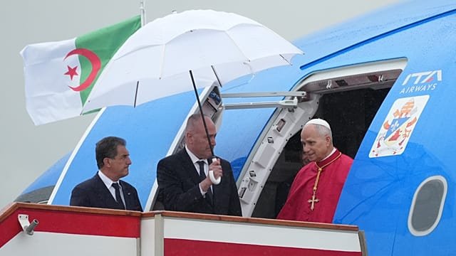 Pope Leo XIV begins historic Algeria visit on first leg of Africa tour