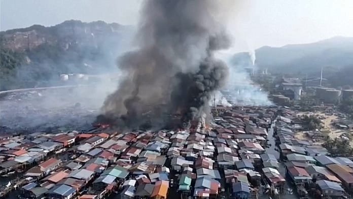 Major fire in Malaysia destroys hundreds of homes, displaces thousands