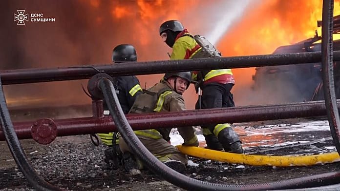 Strikes hit Sloviansk and Sumy as Russia pounds Ukrainian cities