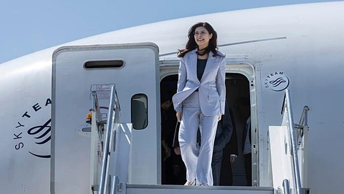 Taiwan opposition leader makes rare visit to China in ‘journey for peace’