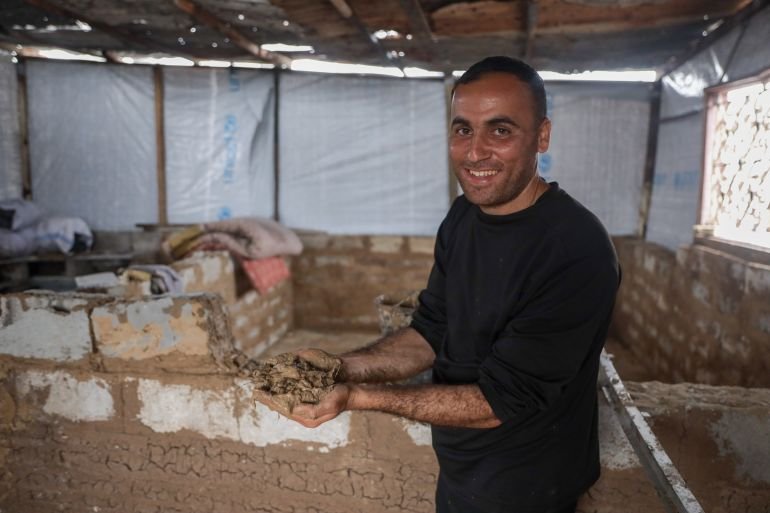 Rubble, mud and hair: How to rebuild a home in Gaza