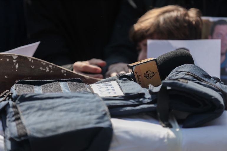 Gaza journalists mourn Al Jazeera’s Wishah, killed by Israel