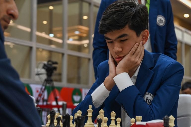Uzbek chess grandmaster Sindarov sets up world title match with Gukesh
