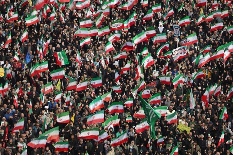 Mourners vow resistance as Iran marks Islamic Republic’s 47th anniversary