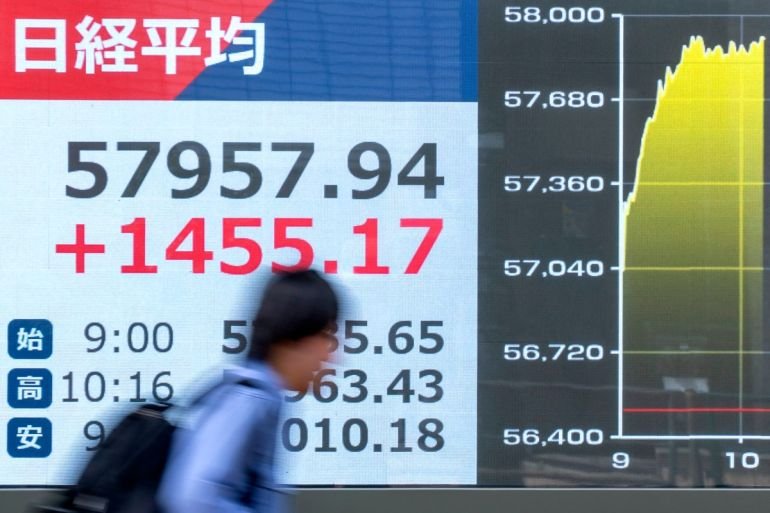 Asia’s stock markets surge, oil falls on hopes for US-Iran talks