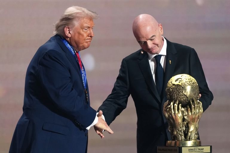 Before World Cup, FIFA slammed for politicising sport with Trump prize