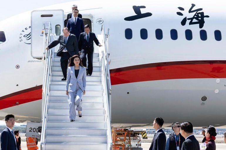 On rare China visit, Taiwan’s opposition leader calls for reconciliation