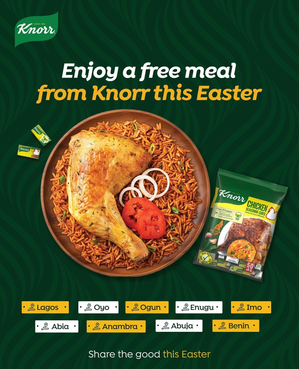 Knorr Serves Warm Meals and Free WiFi Across Nigeria This Easter Weekend