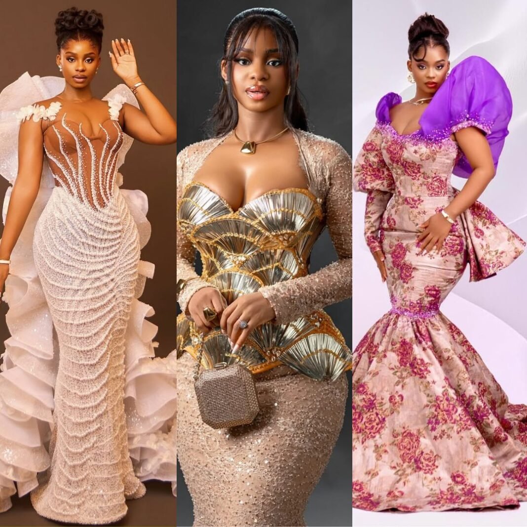 Priscilla Ojo Serves Three Unforgettable Occasion Looks From Sculpted Gold to Floral Drama