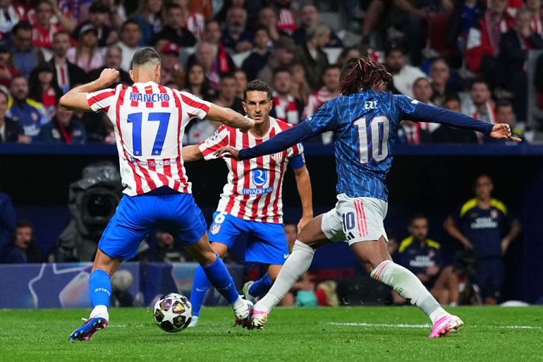 Arsenal cruelly denied penalty by VAR in Champions League tie at Atletico