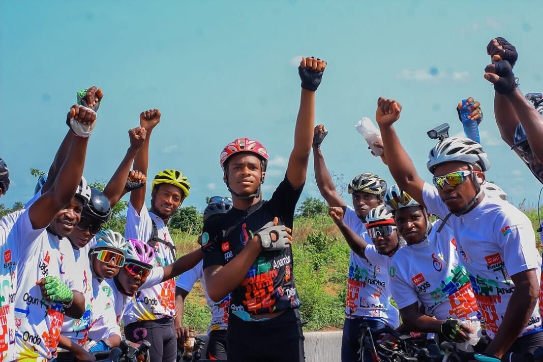 Twice a Record Breaker! Kanyeyachukwu Tagbo-Okeke Cycles Into the History Books for Autism Awareness