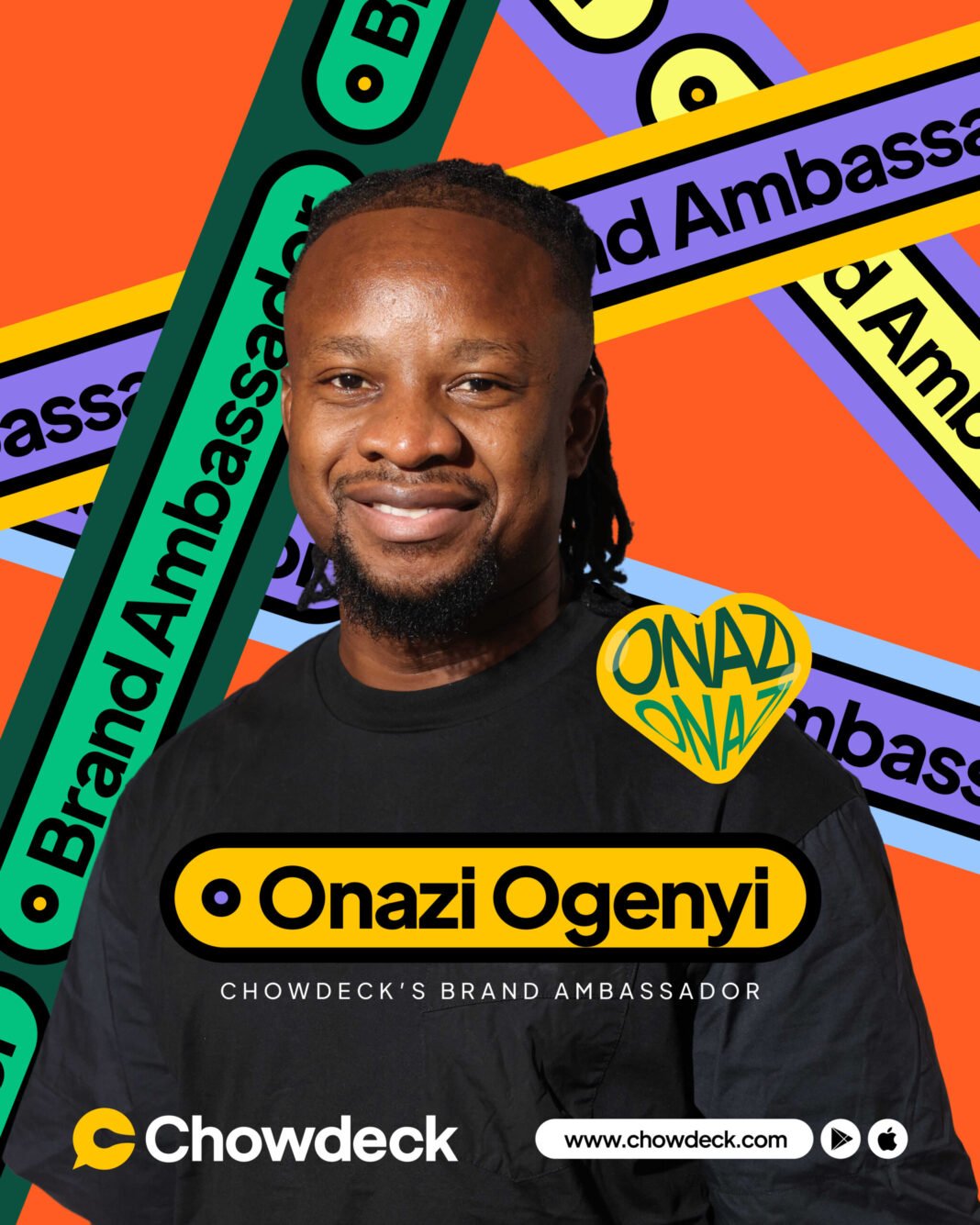 Chowdeck unveil Super Eagles Legend Ogenyi Onazi as Brand Ambassador