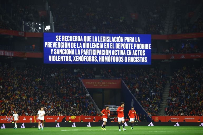 Spain’s FA condemns Islamophobic chants during game with Egypt