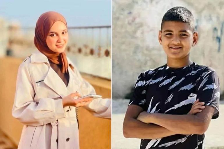 Shot by Israeli forces, Hala, 18 and Mohammad, 13 fight for their lives