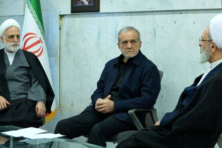 Iran’s President Pezeshkian seeks to quash divided leadership narrative