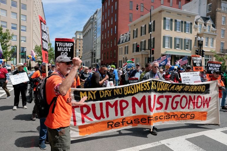 May Day rallies sweep US, demanding reforms for working-class rights