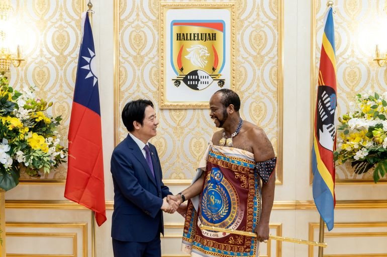 Taiwan leader visits Eswatini despite China’s attempts to block trip