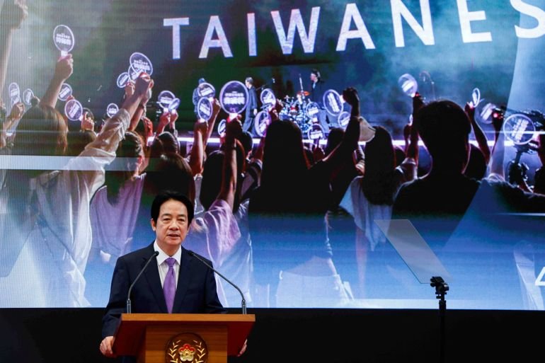 Taiwan’s president says future will not be decided by ‘external forces’