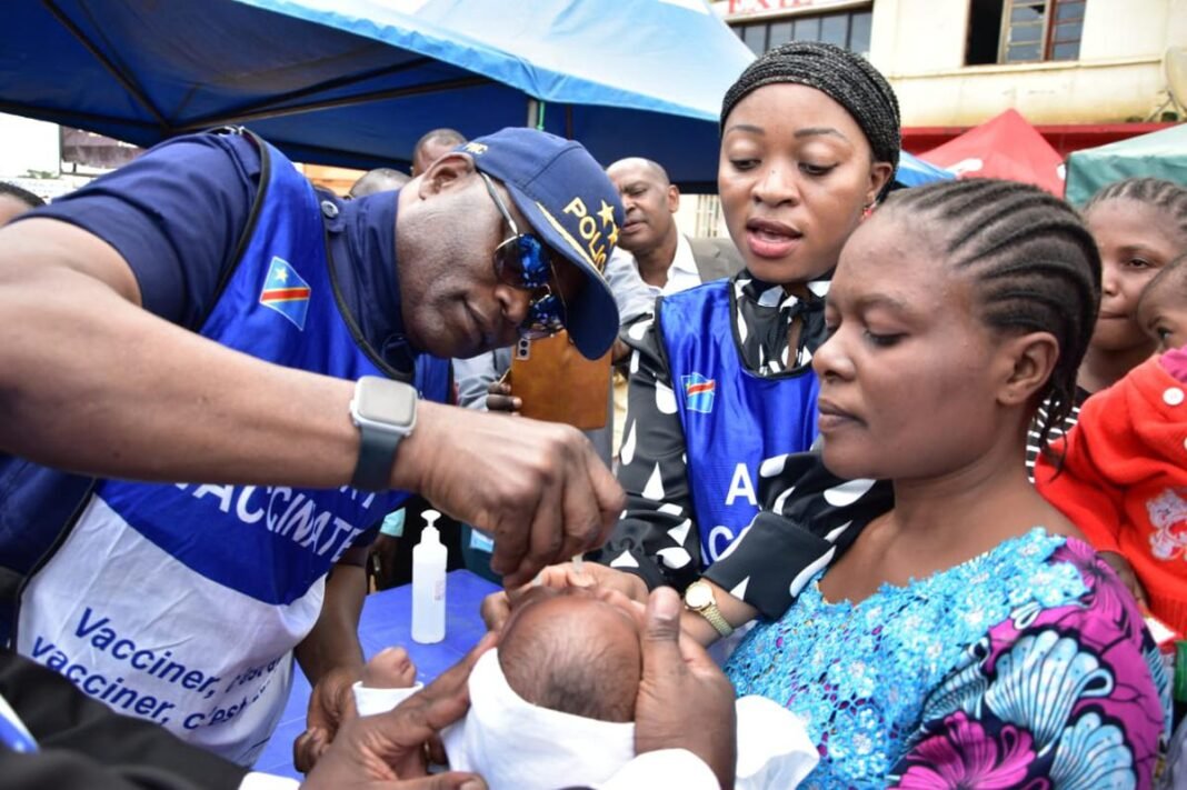 Lancement de la deuxième phase de vaccination contre la polio à Goma