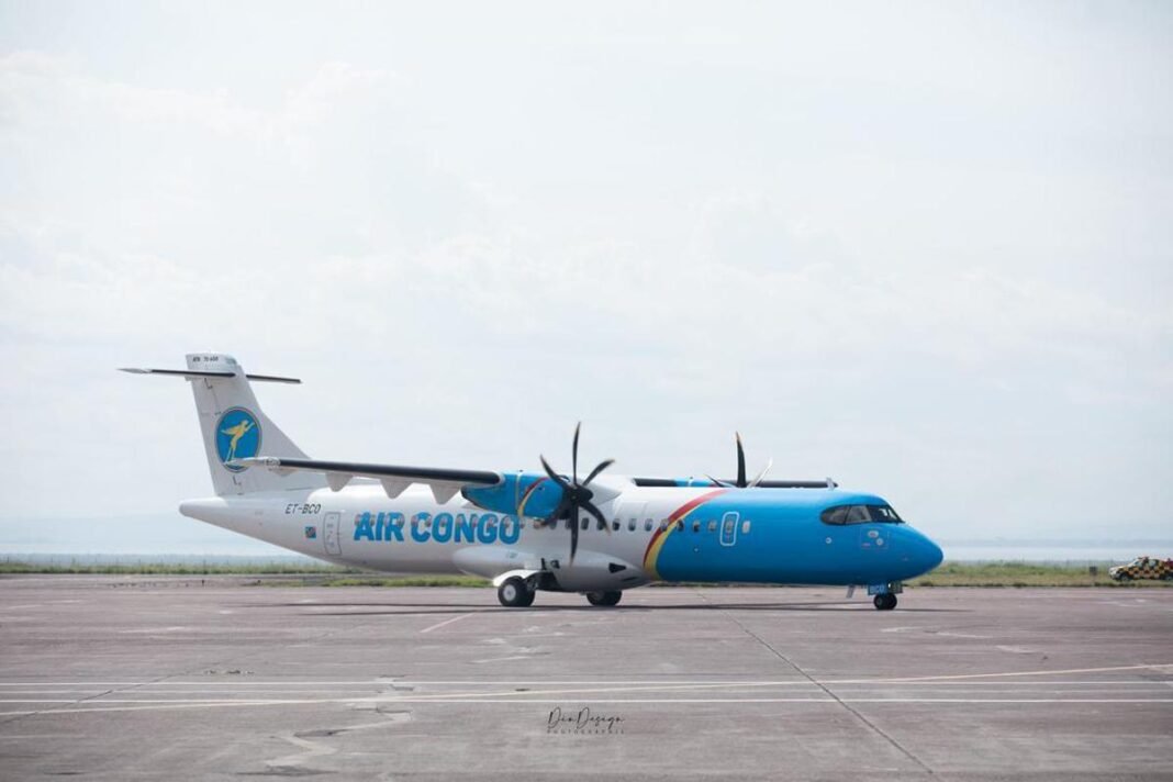 La compagnie aérienne Air Congo réceptionne un nouvel aéronef ATR 72‑600