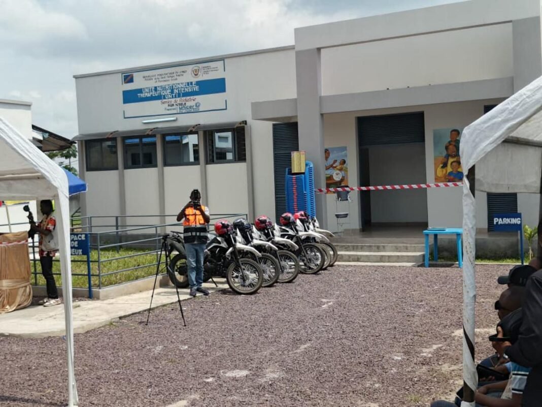 L’UNICEF dote un centre nutritionnel de nouveaux bureaux à la N’sele à Kinshasa