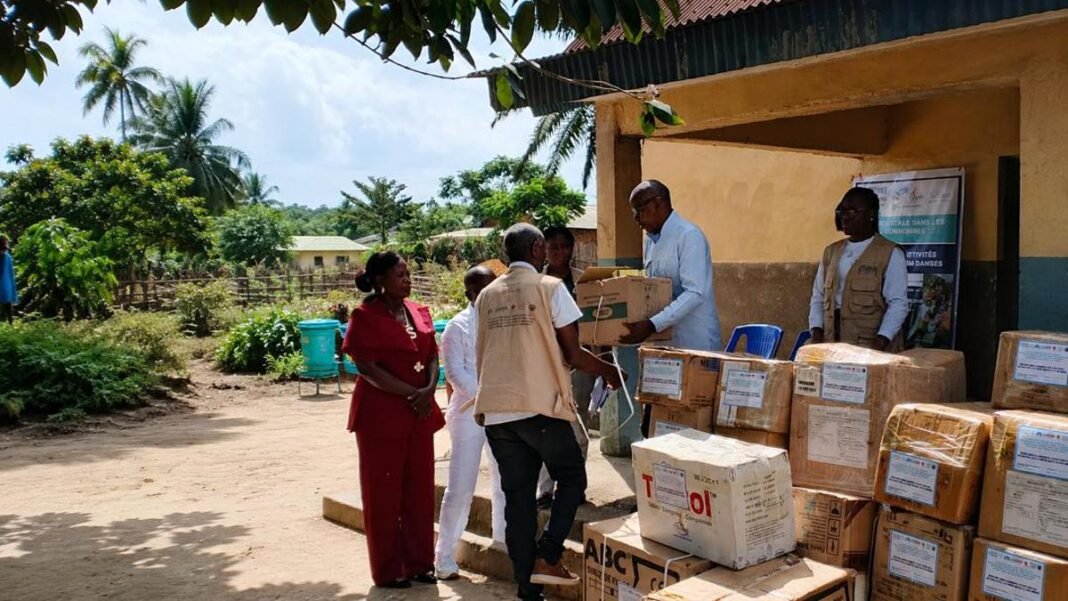 Plusieurs structures de santé au Kindu bénéficient des kits médicaux antipaludéens