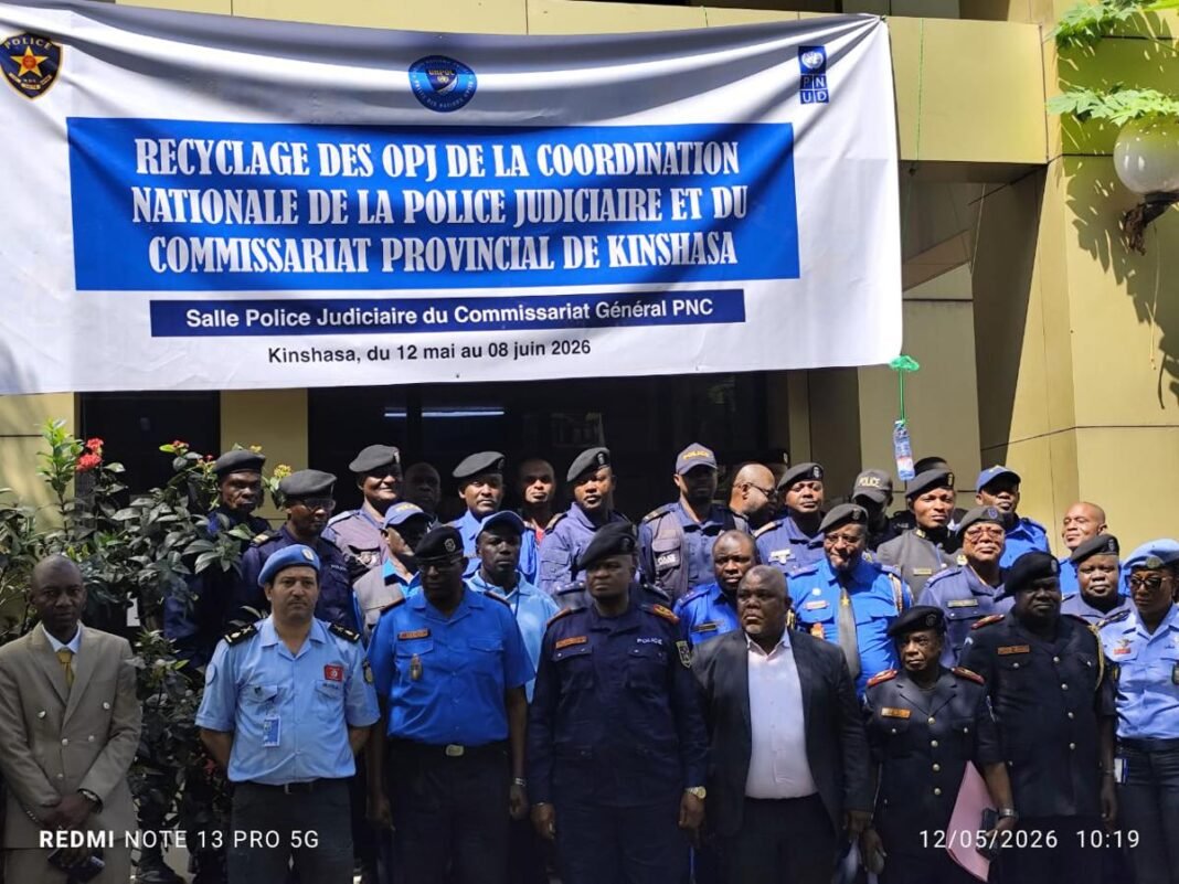Début de la session de recyclage de plus de 60 OPJ du commissariat provincial de Kinshasa