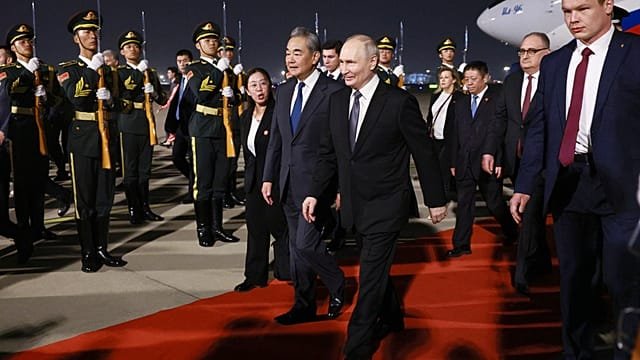 Putin arrives in China for high-stakes talks with Xi Jinping