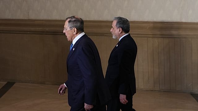 Iranian, Russian foreign ministers hold talks at BRICS meeting in India
