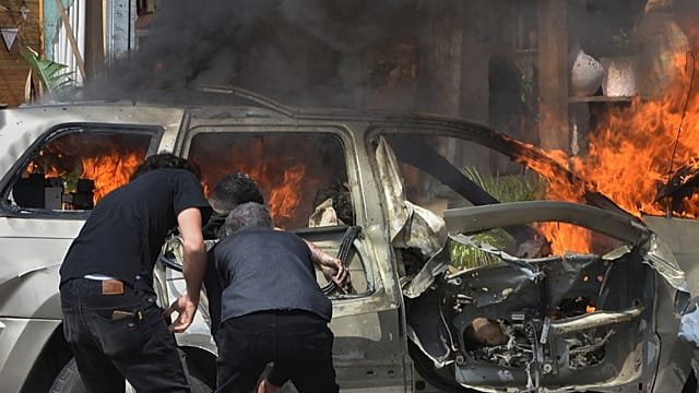 Israeli drone strikes kill 8 near Beirut ahead of talks