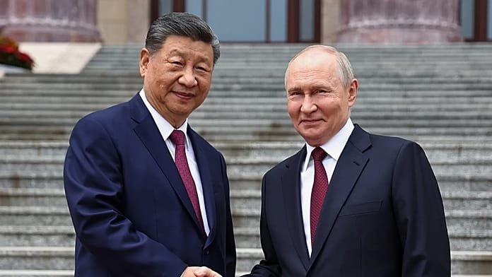China’s Xi holds welcome ceremony for Putin