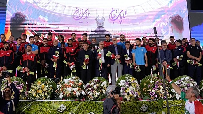 Iran’s World Cup team feted at home with public farewell amid US visa fears
