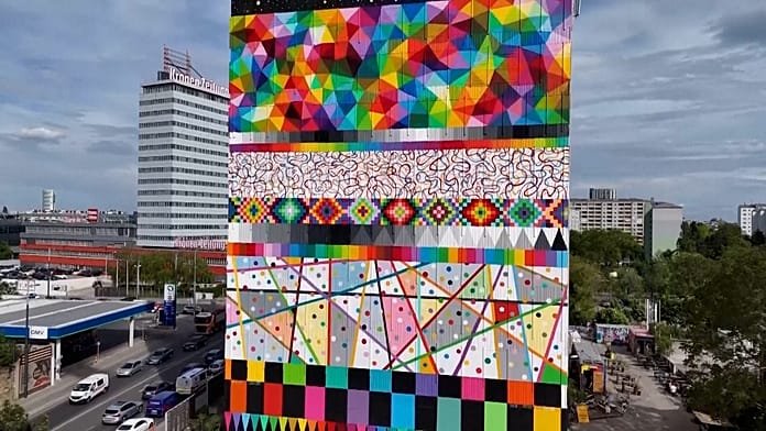 Vienna unveils giant Eurovision mural